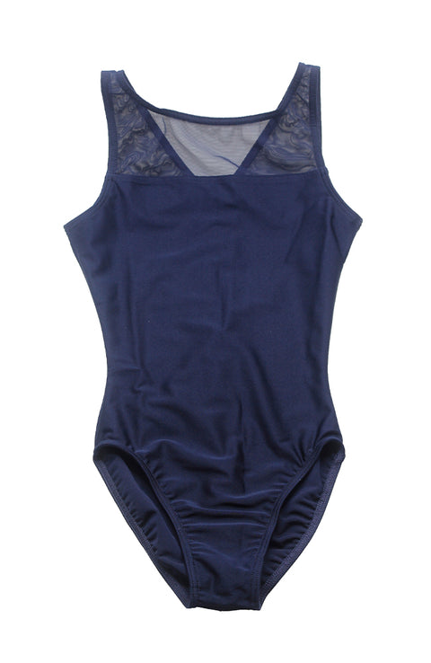 Mondor 6090 N5 Dark Navy Tank Mesh Bodysuit