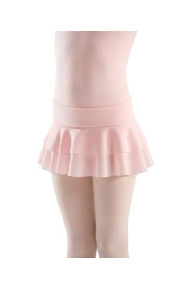 Motionwear 1019 Pull On Double Tier Skirt Pink