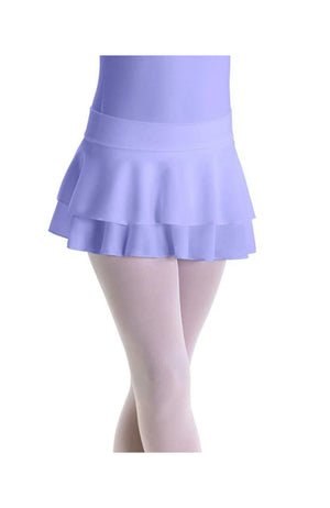 Motionwear 1019 Pull On Double Tier Skirt Violette