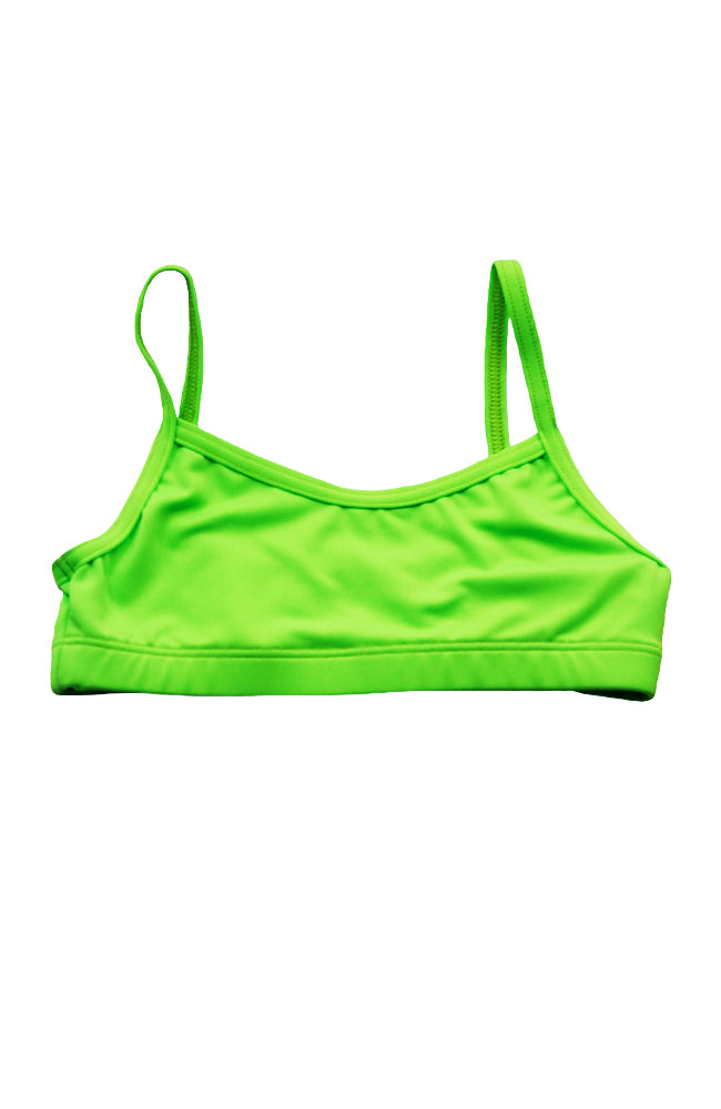 Adult Lime Bra Top – Dancewear Online