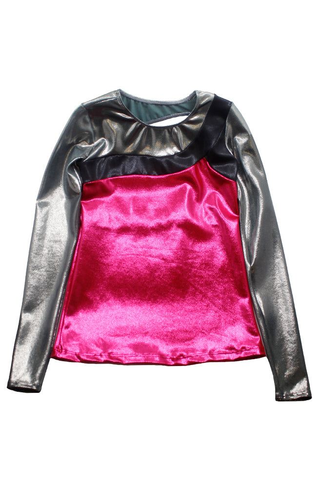 Motionwear 3450 403 Long Sleeve Metallic Top