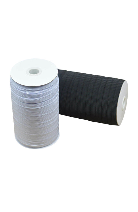 P-38 3/8" Elastic Black or White