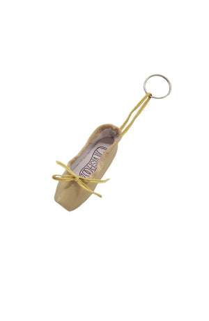 Pillow For Pointes Patterned Mini Pointe Shoe Keychain MPS Gold