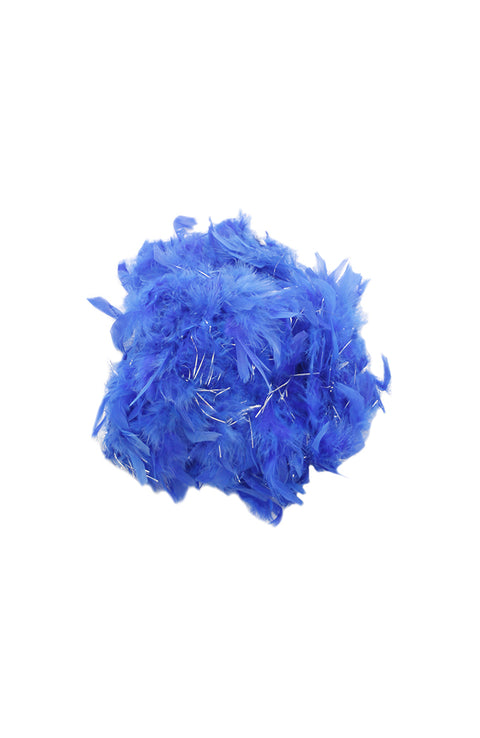 Royal and Silver Tinsel Boa