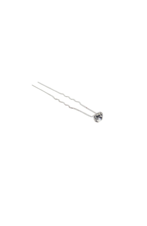SE-R 8MM Single Rhinestone Hair Pin
