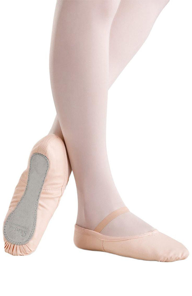 Sansha 14C Full Sole Pink Canvas Ballet Slippers