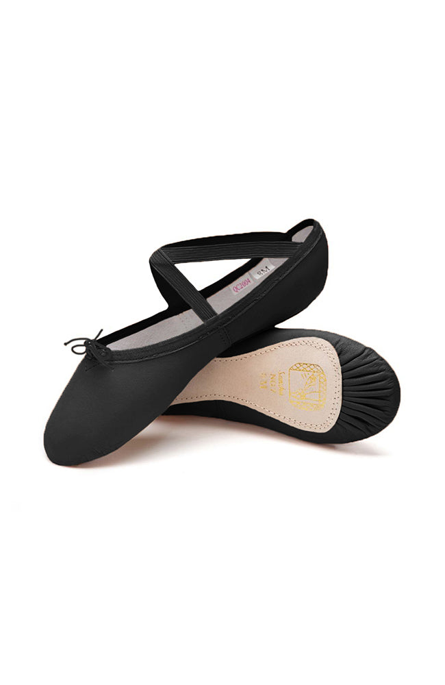 Sansha 7C Nijinsky Black Full Sole Leather Ballet Shoe