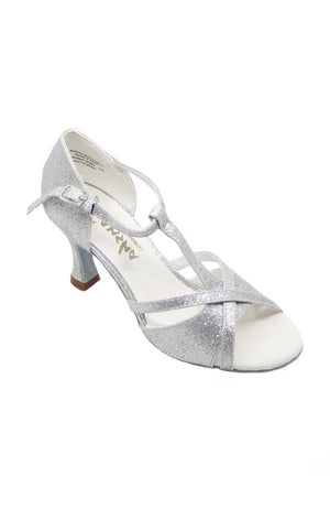 Sansha BR31008GL Tina Silver Ballroom Shoes