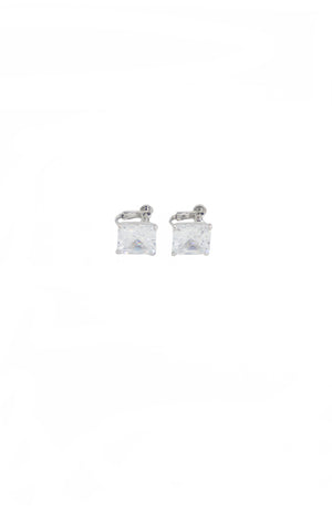 Square Clip On Earrings