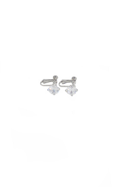 Single Stud Clip Earrings