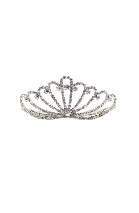 Sebastiana TRA-08 Rhinestone 9 Gem Bump Tiara
