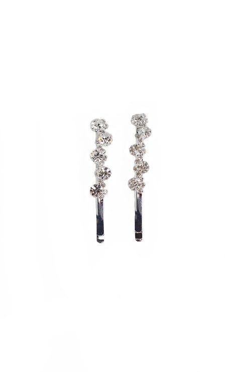Gem Rhinestone Barrettes