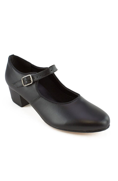 So Danca CH01 Adult Black Low Heel 1.25" Cuban Heel Character Shoes