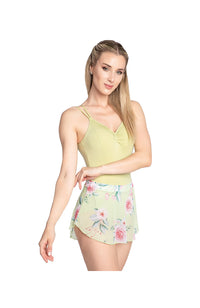 So Danca L-2299TLS Donita Skirt Green Flowers SB828