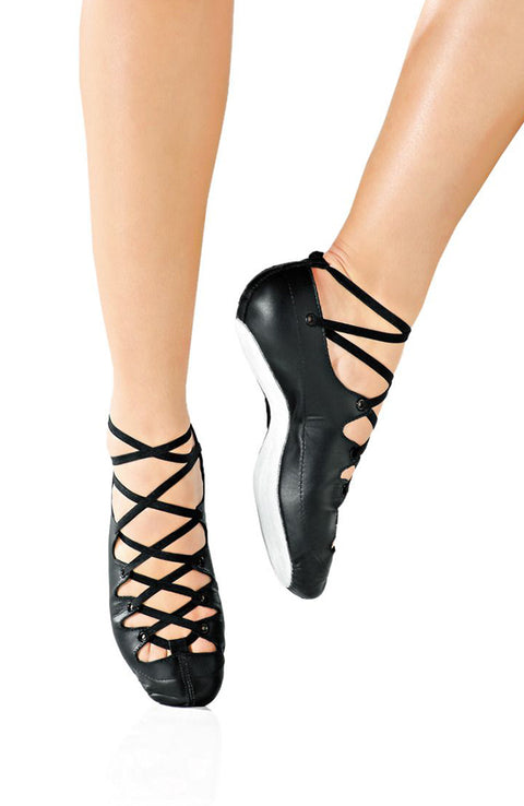 So Danca MD11 Child Black Leather Highland Ghillies