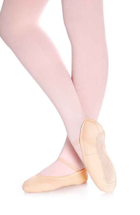 So Danca SD48 Child Pink Full Sole Canvas Ballet Slippers