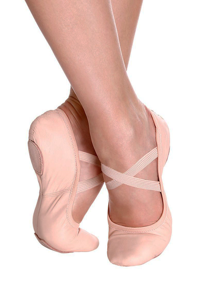 So Danca SD60 Adult Leather Split Sole Ballet Slippers