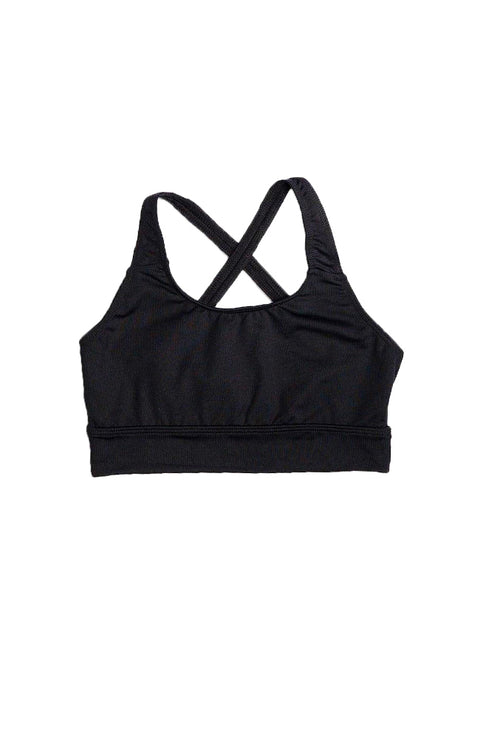 So Danca SL144 Layla Black Black Crop Top