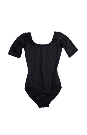 So Danca SL119 BLK Half Sleeve Bodysuit