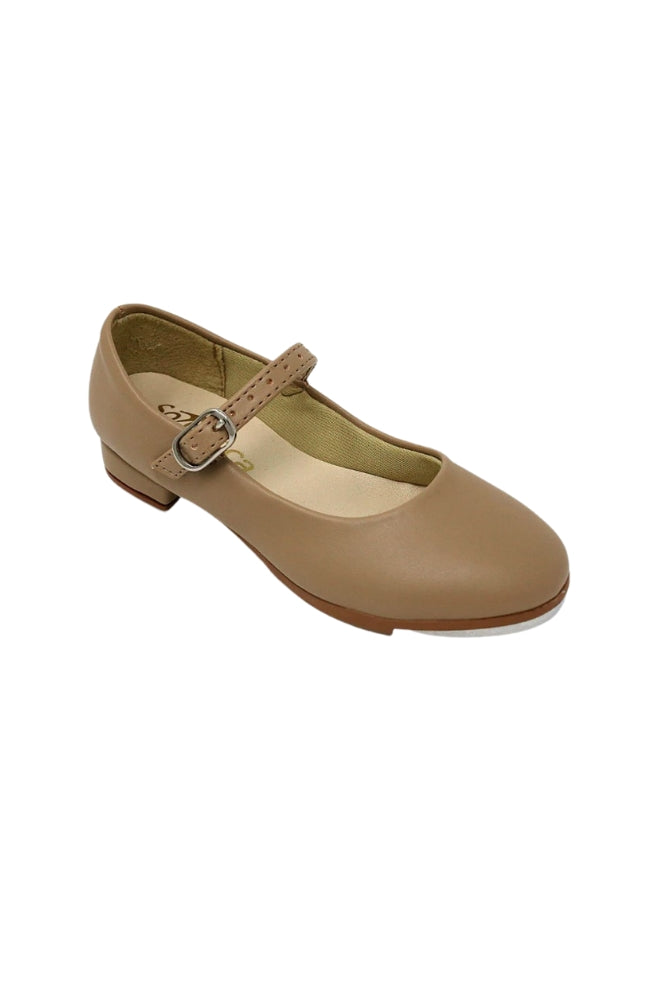 Child Tan Mary Jane Tap Shoe – Dancewear Online - Main Image