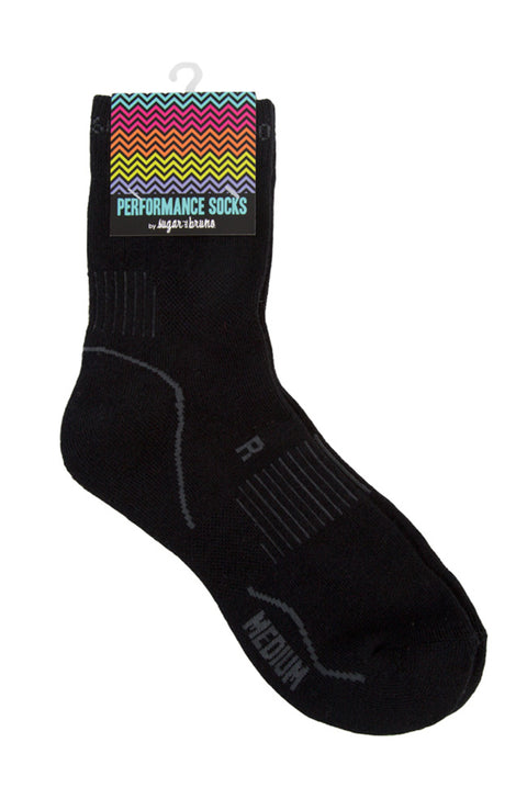 Sugar & Bruno Black Performance Socks