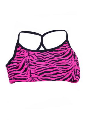 Trendy Trends 031JR Trendy Trends Zebra Bra Top Pink