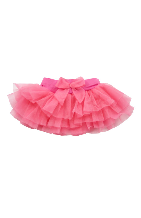 Wear Moi Nuage Girls Dance Skirt Rose Back