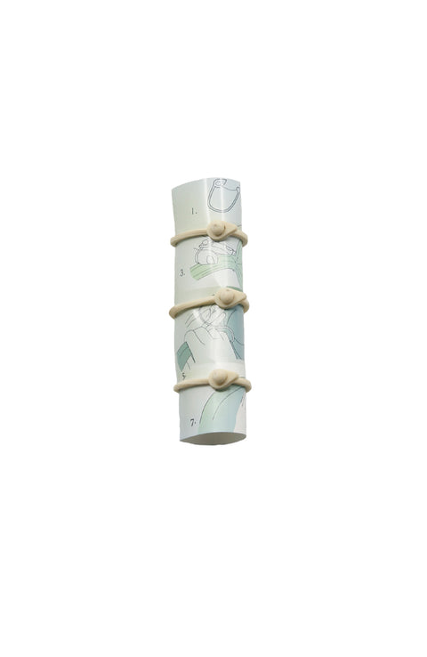Whirl-A-Style Ponytail Elastic Black Cream Blonde